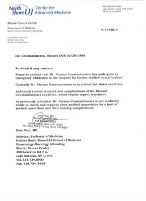 Tribunalul Bucureşti decide dacă Nicuşor Constantinescu va fi arestat. Între timp, a fost din nou operat - vezi imagini